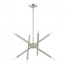  46774-91 - 8 Lt Brushed Nickel Chandelier