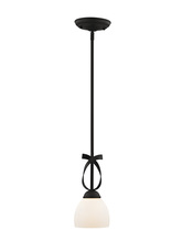  4750-04 - 1 Light Black Mini Pendant