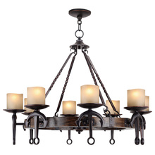  4868-67 - 8 Light Olde Bronze Chandelier