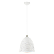  49109-03 - 1 Lt White Pendant