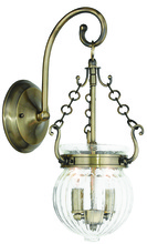  50501-01 - 2 Light Antique Brass Wall Sconce