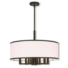  62616-07 - 7 Light Bronze Pendant Chandelier