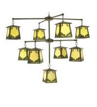 Meyda Green 65227 - 55"Wide Kirkpatrick 9 Light Chandelier