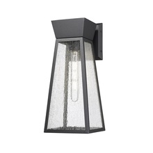  AC8861BK - Lucian Collection 1-Light 17" Outdoor Wall Light Black