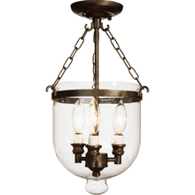  AC4623 - Apothecary Bronze Semi Flush