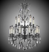 American Brass & Crystal CH9823-A-01G-PI - 10+5 Light Bellagio Chandelier