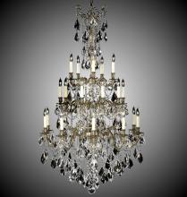 American Brass & Crystal CH9826-A-01G-PI - 25 Light Bellagio Chandelier