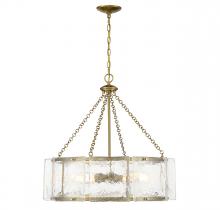  1-8200-5-322 - Genry 5-Light Pendant in Warm Brass