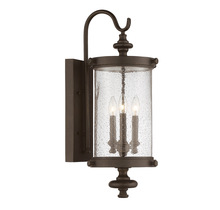  5-1221-40 - Palmer 3-Light Outdoor Wall Lantern in Walnut Patina