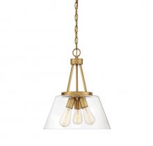  7-1025-3-322 - Calhoun 3-Light Pendant in Warm Brass