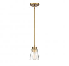  7-1026-1-322 - Calhoun 1-Light Mini-Pendant in Warm Brass