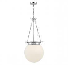  7-3901-3-109 - Manor 3-Light Pendant in Polished Nickel