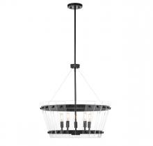  7-8857-5-89 - Ventari 5-Light Pendant in Matte Black