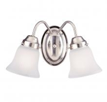  8-3280-2-SN - Brighton 2-Light Bathroom Vanity Light in Satin Nickel