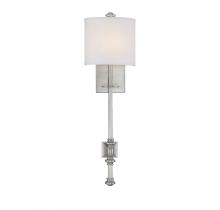  9-7140-1-SN - Devon 1-Light Wall Sconce in Satin Nickel