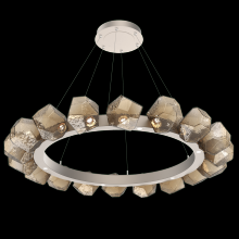  CHB0039-48-BS-B-CA1-L3 - Gem Radial Ring - 48" -Metallic Beige Silver