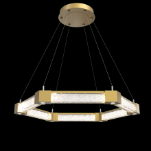  CHB0060-35-GB-GC-CA1-L1 - Axis Hexagonal Ring Chandelier-35