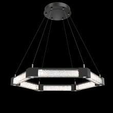  CHB0060-35-MB-GC-CA1-L3 - Axis Hexagonal Ring Chandelier-35