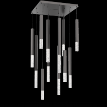  CHB0097-12-GP-GC-C01-L3 - Axis XL Square Pendant Chandelier