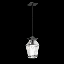  OPB0077-01-TB-C-001-E2 - Outdoor Landmark Pendant-Textured Black-Blown Glass