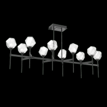  PLB0039-69-MB-C-001-L3 - Gem Linear Belvedere Suspension-69-Matte Black