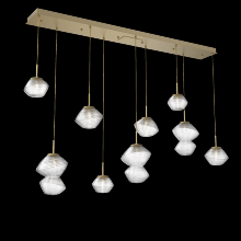  PLB0089-09-GB-C-C01-L3 - Mesa Linear Pendant Chandelier