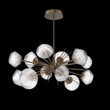  PLB0089-0D-FB-C-001-L1 - Mesa Oval Starburst Chandelier