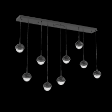  PLB0093-09-MB-BC-C01-L3 - Cabochon Linear Pendant Chandelier