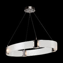  PLB0042-44-GB-BG-CA1-L3 - Parallel Oval Chandelier-44