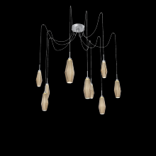 Hammerton SCB0049-09-CS-RB-C01-L3 - Aalto Round 9pc Swag Multi-Pendant