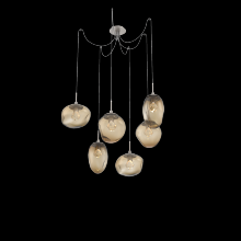 Hammerton SCB0069-06-BS-ZB-C01-L1 - Cosmos Round 6pc Swag Multi-Pendant