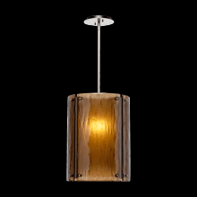  LAB0044-16-BS-FR-001-L3 - Textured Glass Oversized Pendant-Rod Suspended-16