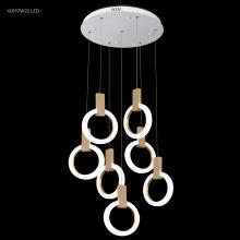  41097W22LED - LED Acrylic Chandelier