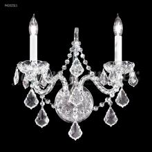  94202S11 - Vienna Glass Light 2 Light Wall Sconce