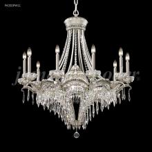  94350PW11 - Dynasty Cast Brass 12 Light Chandelier