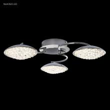  96643S22LED - LED Contemporary 3 Light Flush Mount