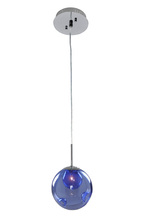  309510CH/SAPPH - Meteor 1 Light Mini Pendant