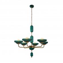  519671STB - Verde 6 Lt Chandelier