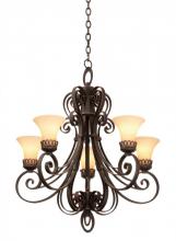  5198MG/1356 - Mirabelle 5 Light Chandelier