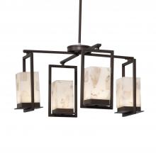 Justice Design Group ALR-7510W-DBRZ - Laguna 4-Light LED Outdoor Chandelier