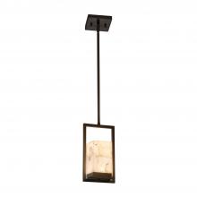 Justice Design Group ALR-7515W-DBRZ - Laguna 1-Light LED Outdoor Mini-Pendant