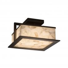 Justice Design Group ALR-7517W-DBRZ - Laguna 12&#34; LED Outdoor Flush-Mount