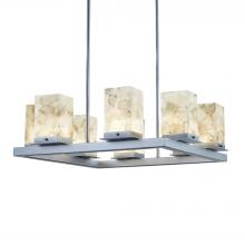 Justice Design Group ALR-7519W-NCKL - Laguna 8-Light LED Outdoor Chandelier