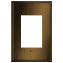  AWC1G3COF4 - adorne® Coffee One-Gang-Plus Screwless Wall Plate