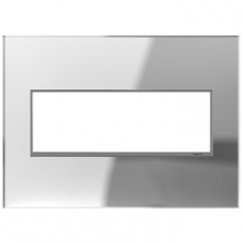  AWM3GMR1 - adorne® Mirror Three-Gang Screwless Wall Plate