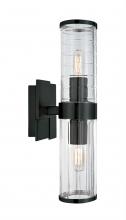  8149-MB-CL - Stripe Sconce - Matte Black