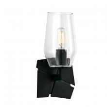  8161-MB-CL - Gaia Indoor Wall Sconce - Acid Dipped Black