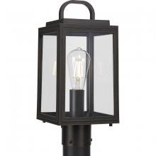  P540064-020 - Grandbury Collection One-Light Transitional Antique Bronze Clear Glass Outdoor Post Light with DURAS