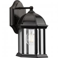  P560321-020 - Dillard Collection One-Light Traditional Antique Bronze Clear Glass Outdoor Wall Lantern