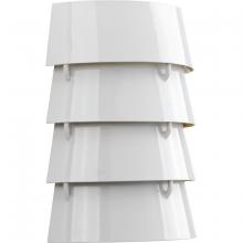  P710064-030 - POINT DUMEÂ® by Jeffrey Alan Marks for Progress Lighting Surfrider Collection White Wall Sconce